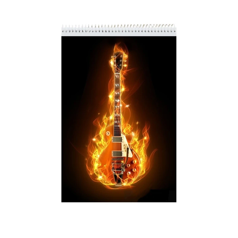 دفتر نقاشی 50 برگ نیکاد مدل فانتزی طرح ELECTRIC کد A4