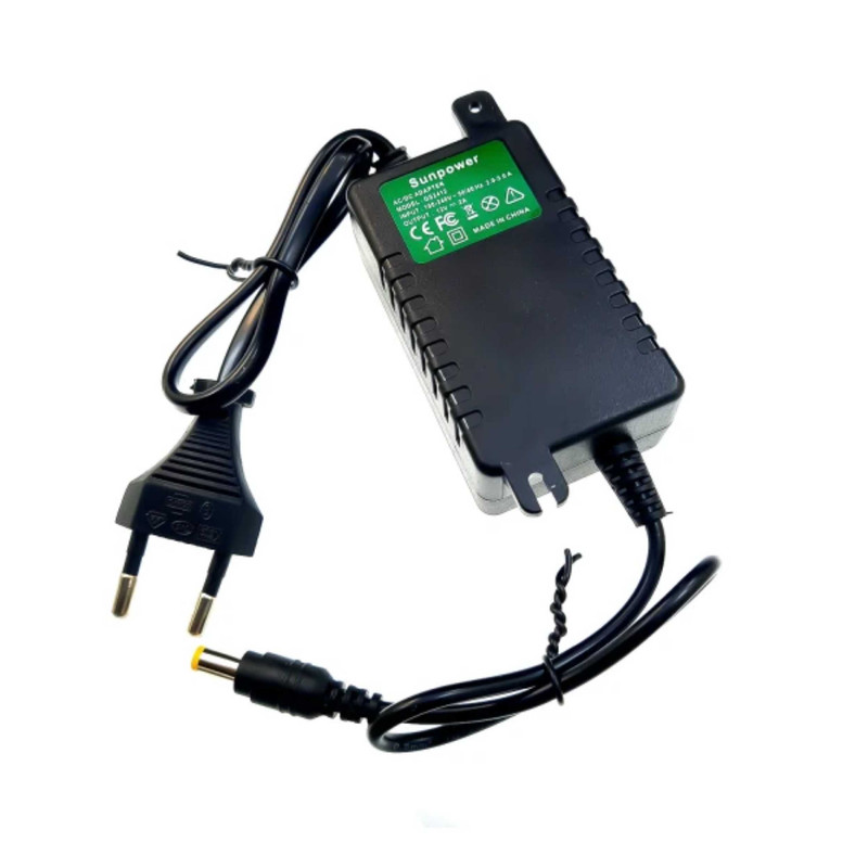 آداپتور برق 100-240V ولت 2، 3 آمپر مدل GS2412 مناسب برای انواع دوربین مدار بسته و لوازم صوتی و تصویری