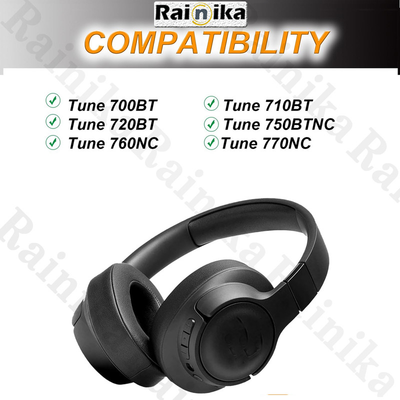 پد گوشی هدفون رینیکا مدل Tune720 مناسب برای هدفون جی بی ال JBL Tune 700 BT/ 710 BT/ 720 BT/ 750 (BTNC) / 760 (NC) / 770 (NC)