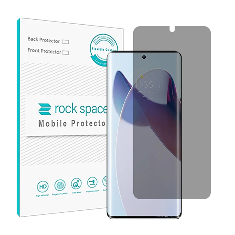 محافظ صفحه نمایش حریم شخصی راک اسپیس کد PRV مناسب برای گوشی موبایل موتورولا Moto X30 Pro