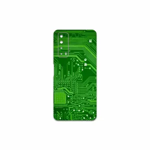 MAHOOT Green Printed Circuit Board Cover Sticker for Huawei Y7a