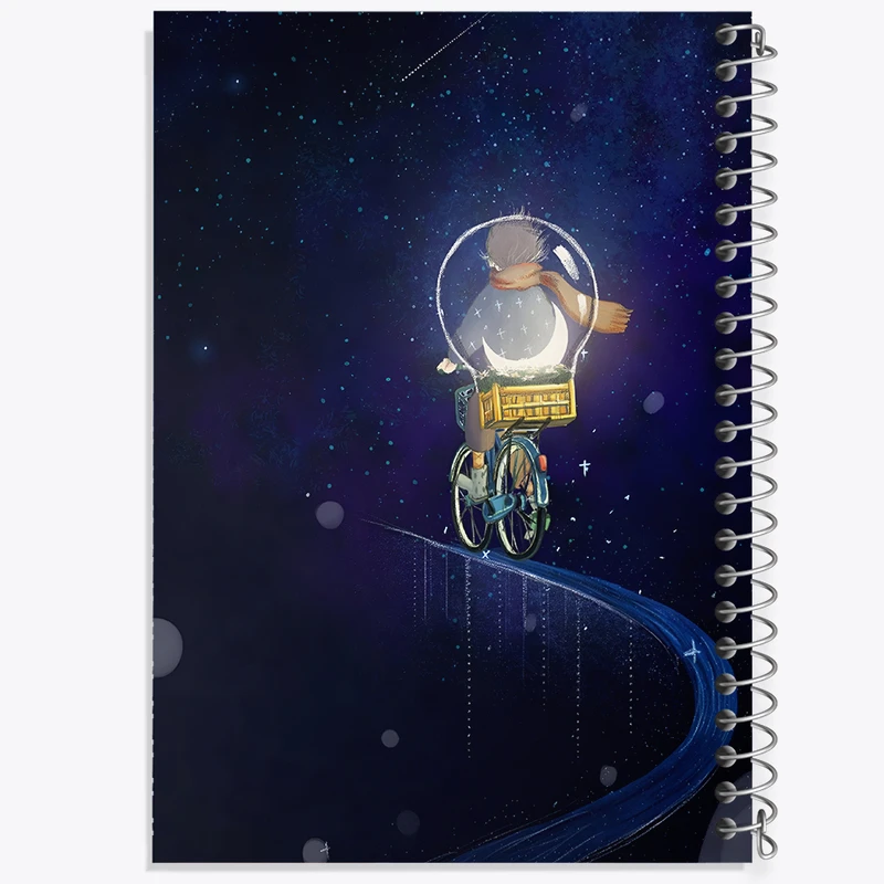 دفتر نقاشی 50 برگ خندالو طرح پسر دوچرخه سوار کد F6430