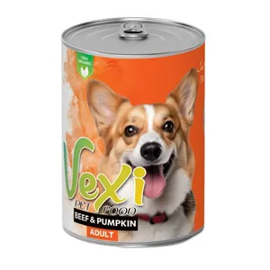  کنسرو سگ وکسی مدل پته طعم گوشت و کدو وزن 400 گرم