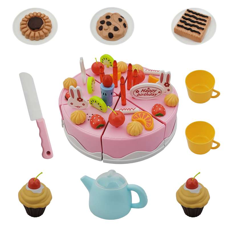 اسباب بازی کیک تولد مدل DIY CAKE کد 2020 مجموعه 54 عددی
