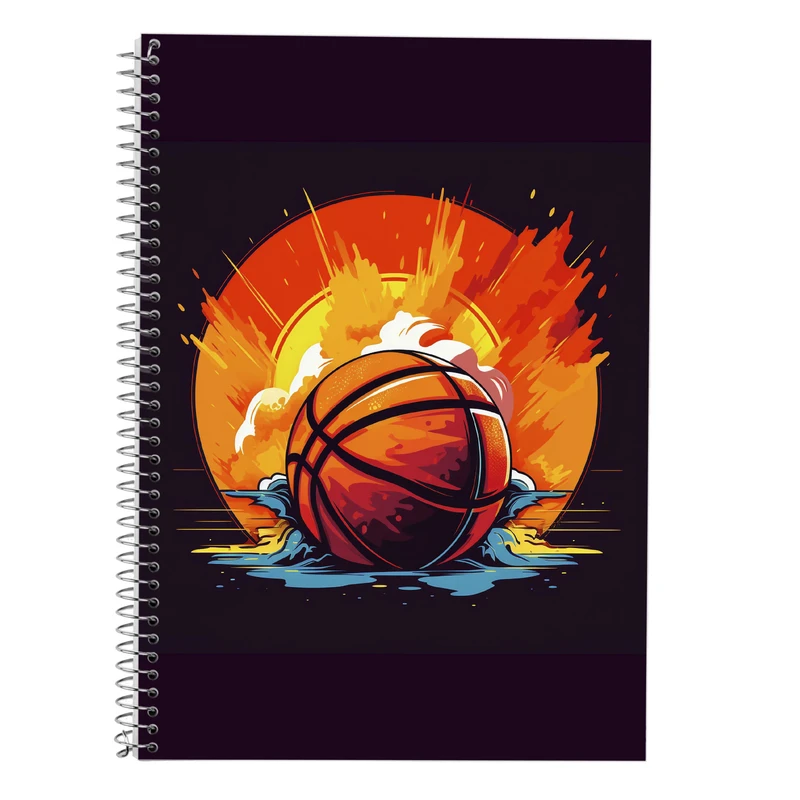 دفتر زبان 50 برگ مدوپد مدل سه خط طرح Gintama کد DF2643