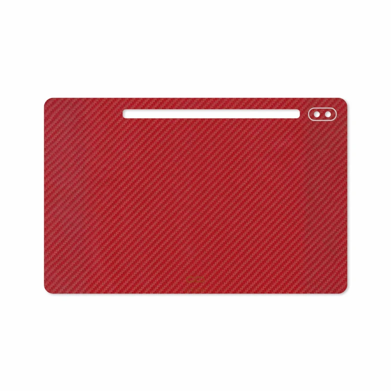 برچسب پوششی ماهوت مدل Red-Fiber مناسب برای تبلت سامسونگ Galaxy Tab S6 2019 SM-T865