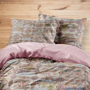 سرویس روتختی مدوپد طرح فرش تبریز مدل C-Tabriz20 یک نفره 4 تکه