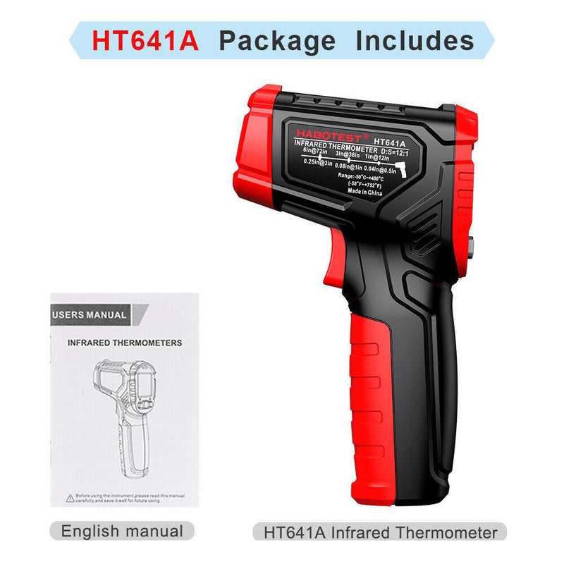 ترمومتر لیزری هابوتست مدل HT641A ترمومتر لیزری هابوتست مدل HT641A