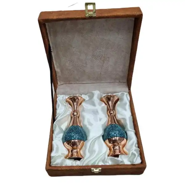 گلدان فیروزه کوبی مدل JIB7 بسته 2 عددی