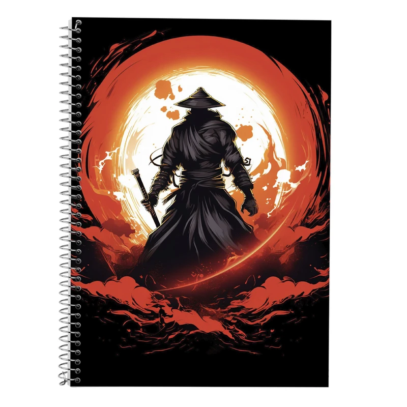 دفتر زبان 50 برگ مدوپد مدل سه خط طرح Naroto کد DF11217