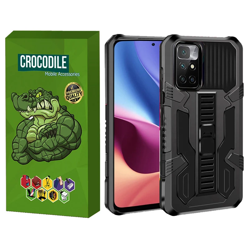 کاور کروکودیل مدل Kikstand-100 مناسب برای گوشی موبایل شیائومی Redmi Note 11 5G / Poco M4 Pro 5G
