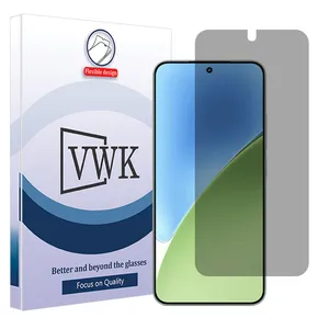 VWK Tough model privacy screen protector suitable for Xiaomi 15 Pro mobile phone