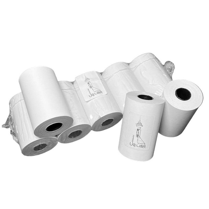 کاغذ پرینتر حرارتی پایتخت رول مدل Pos130 W12 بسته 30عددی