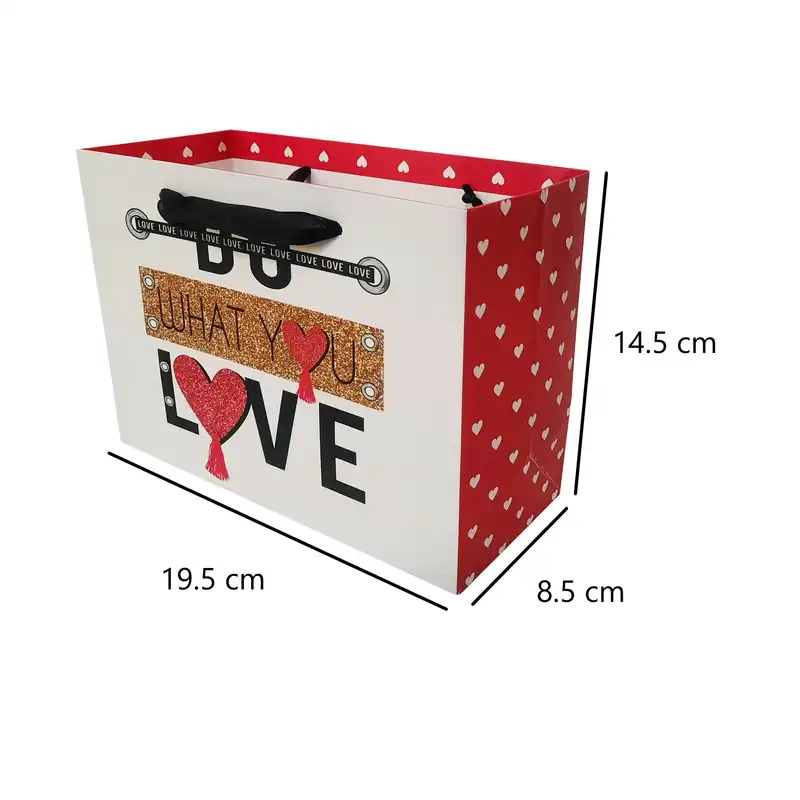 پاکت هدیه طرح قلب مدل love کد 11100968