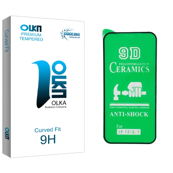 محافظ صفحه نمایش کولینگ مدل Olka glass مناسب برای گوشی موبایل اپل iphone 12 pro