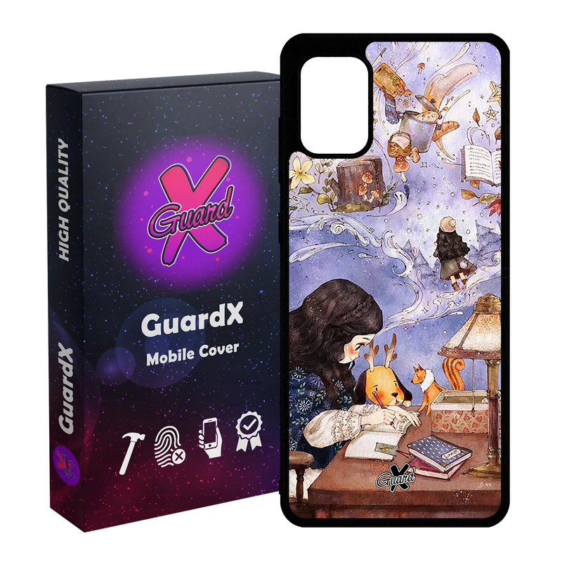 کاور گارد ایکس طرح دختر مدل Glass10293 مناسب برای گوشی موبایل سامسونگ Galaxy A51