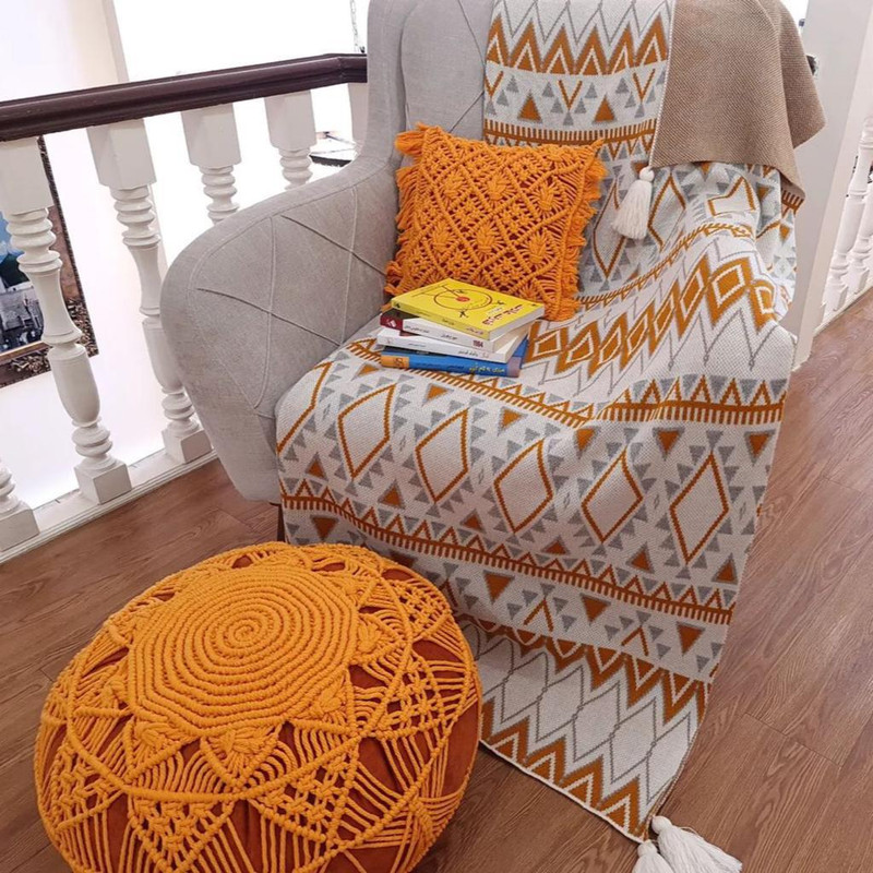 شال مبل و تخت مدل چاو چاو کد 4 سایز 173x143 سانتی متر