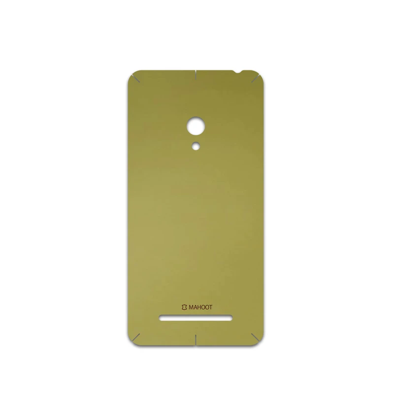 برچسب پوششی ماهوت مدل  Matte-Gold  مناسب برای گوشی موبایل ایسوس Zenfone 5