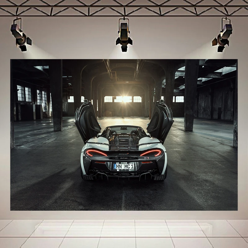 پوستر طرح ماشین مدل Mclaren 570S Spider کد AR22830