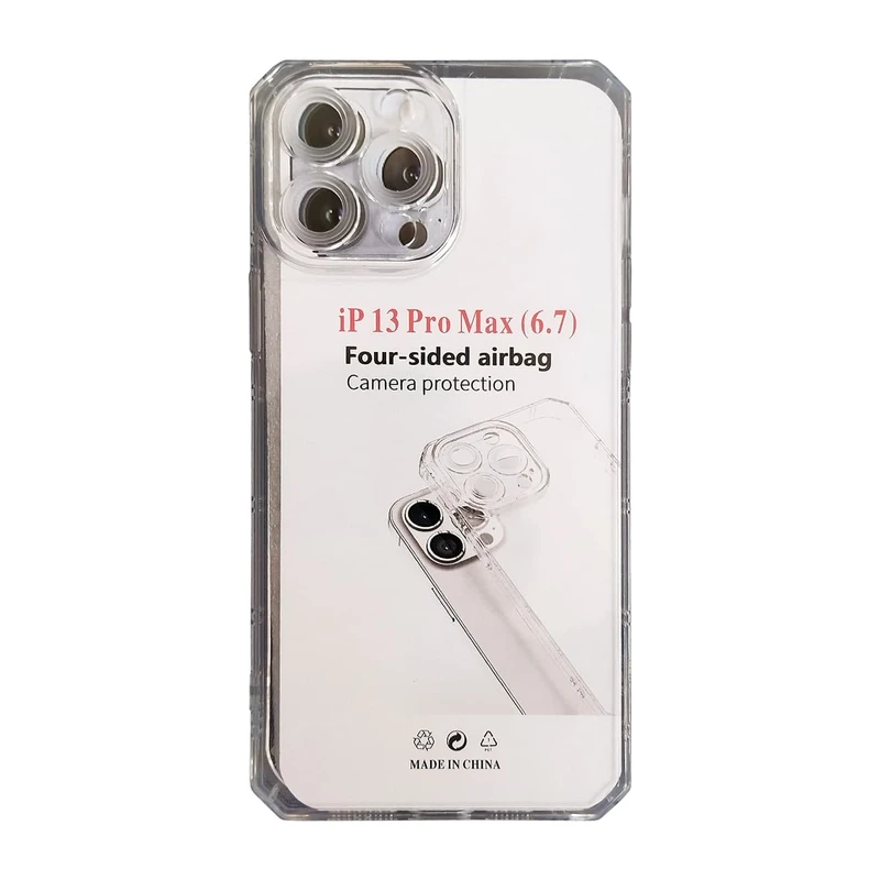 کاور مدل کربنی شفاف کد IP13PM-SH مناسب برای گوشی موبایل اپل Iphone 13 Pro Max