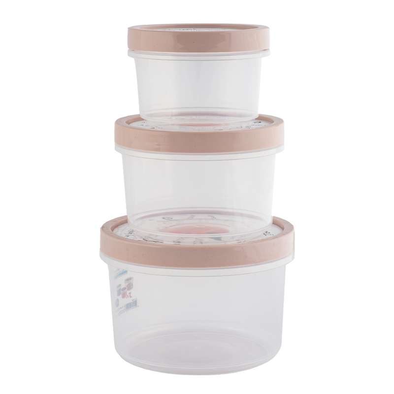 ظرف نگهدارنده هوبی لایف مدل 006 بسته ی 3 عددی