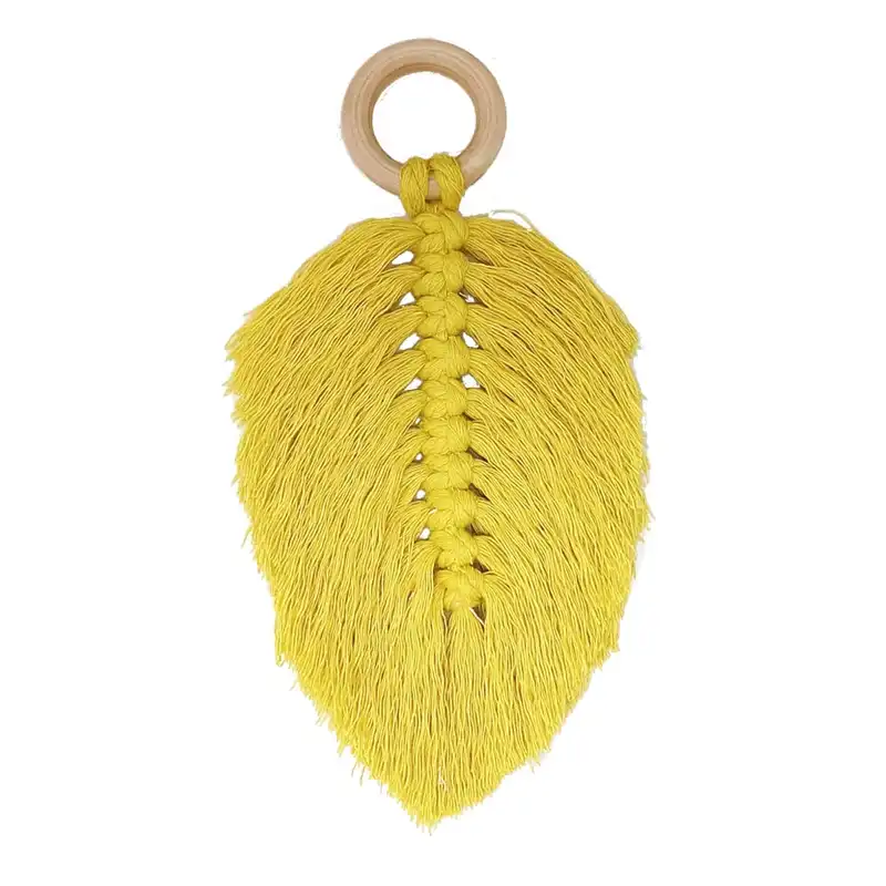 آویز بافتنی مدل مکرومه MacHang335