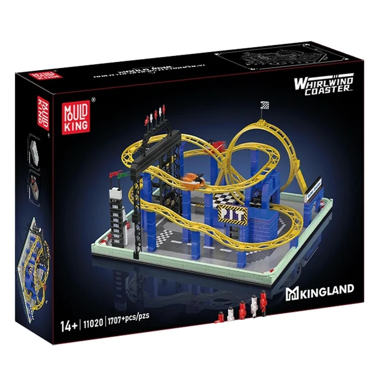 ساختنی 1707 تکه مولد کینگ مدل 11020 ترن هوایی گردبادی