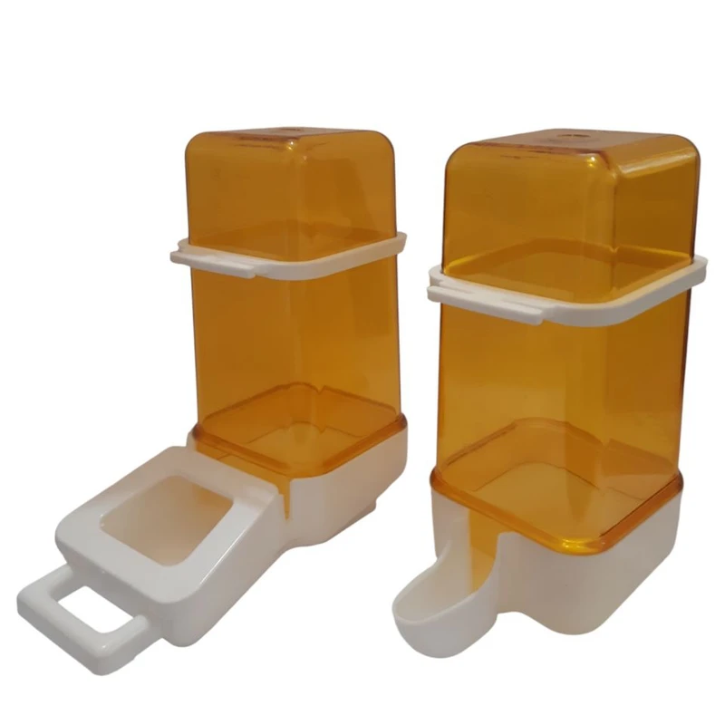 ظرف آب پرندگان مدل چهارگوش کد BR1 بسته 2 عددی