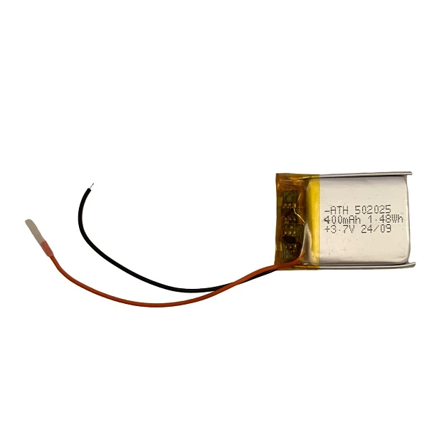 باتری لیتیومی مدل 502025 ظرفیت 400 میلی آمپر ساعت