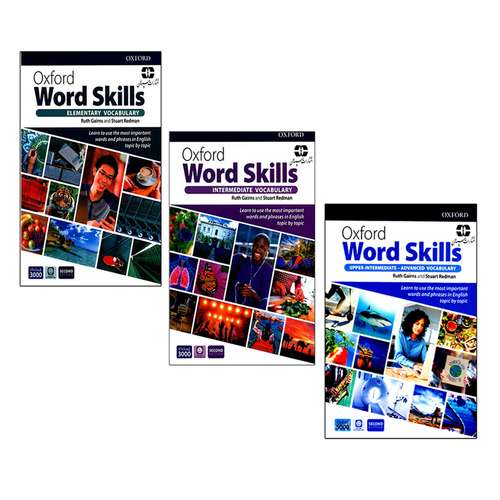 کتاب Oxford Word Skills Vocabulary Second Edition اثر Ruth Gairns And Stuart Redman انتشارات سپاهان سه جلدی
