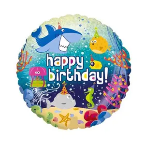 بادکنک فویلی مدل بچه کوسه