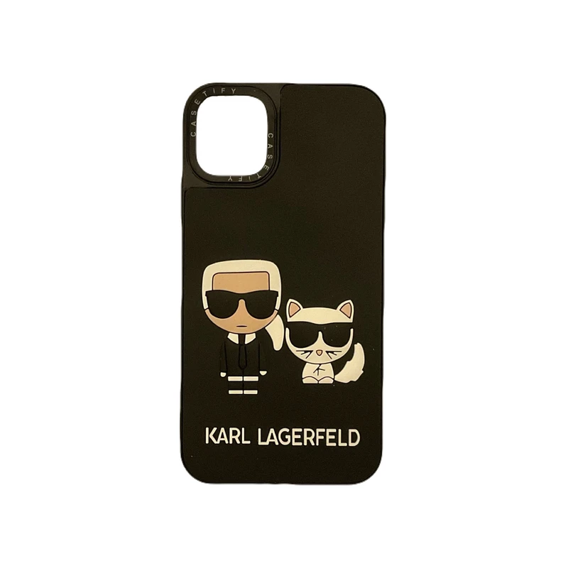 کاور کارل لاگرفلد مدل برجسته کد 37 مناسب برای گوشی موبایل اپل iPhone 12 / 12 Pro