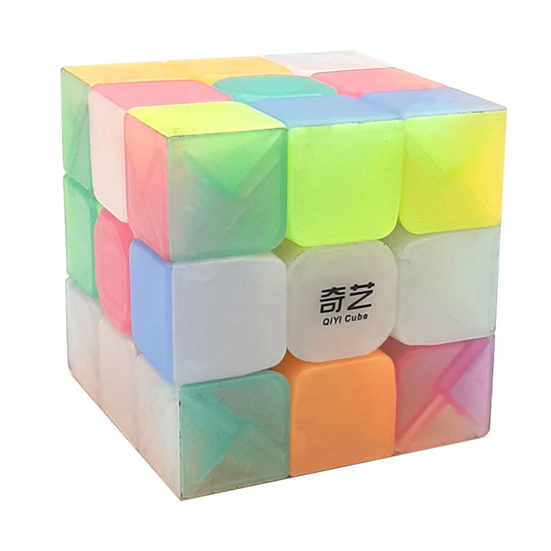  مکعب روبیک کای وای مدل ژله ای شفاف 3 طرح Warrior S