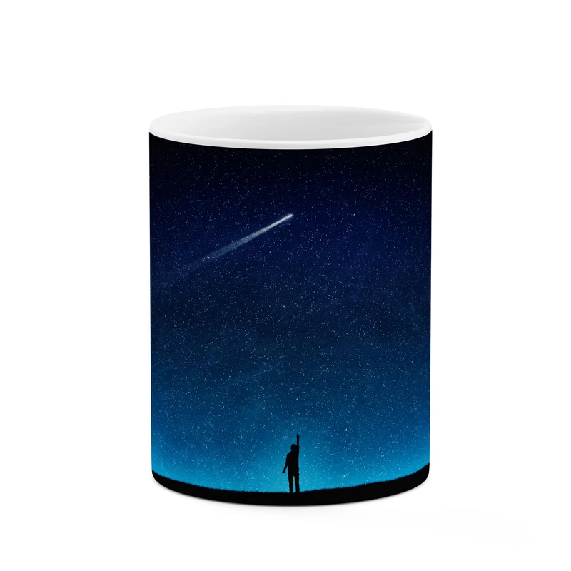 ماگ کاکتی طرح شب پر ستاره کد mgp12528