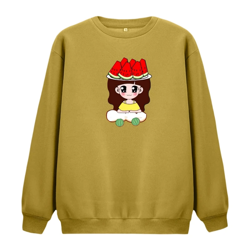 سویشرت زنانه مدل دخترک یلدایی کد  27