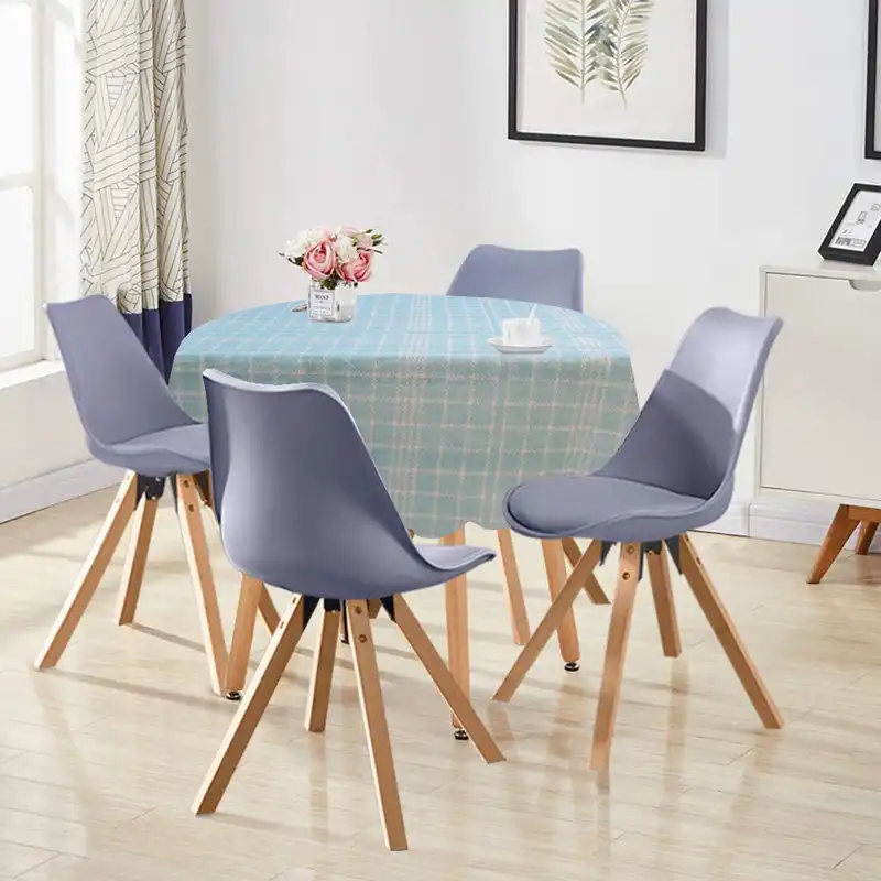 رومیزی هوم اند لایف طرح چهار خونه مدل ماندا R