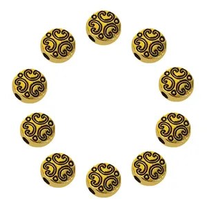 آویز دستبند طرح گل رز کد AD 547 بسته 10 عددی