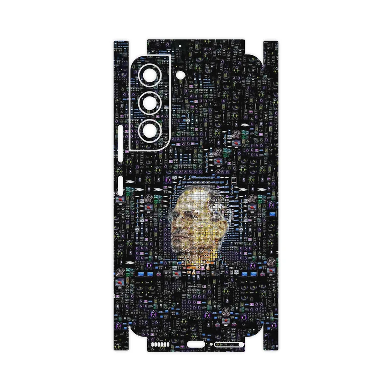 برچسب پوششی ماهوت مدل 2 Collage of Steve Jobs-FullSkin مناسب برای گوشی موبایل سامسونگ Galaxy S22 5G