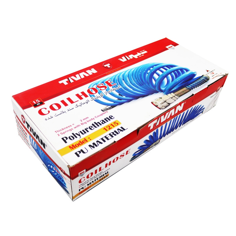 شلنگ فنری تیوان مدل YP-1215 طول 15 متر شلنگ فنری تیوان مدل YP-1215 طول 15 متر