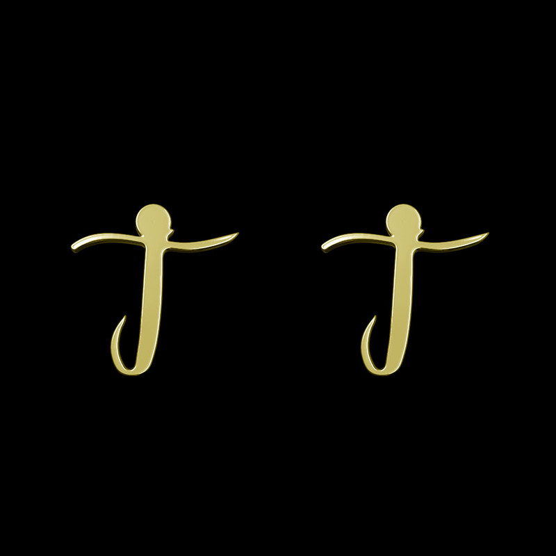 گوشواره طلا 18 عیار زنانه مدوپد مدل حرف T کد GA1-10868 گوشواره طلا 18 عیار زنانه مدوپد مدل حرف T کد GA1-10868