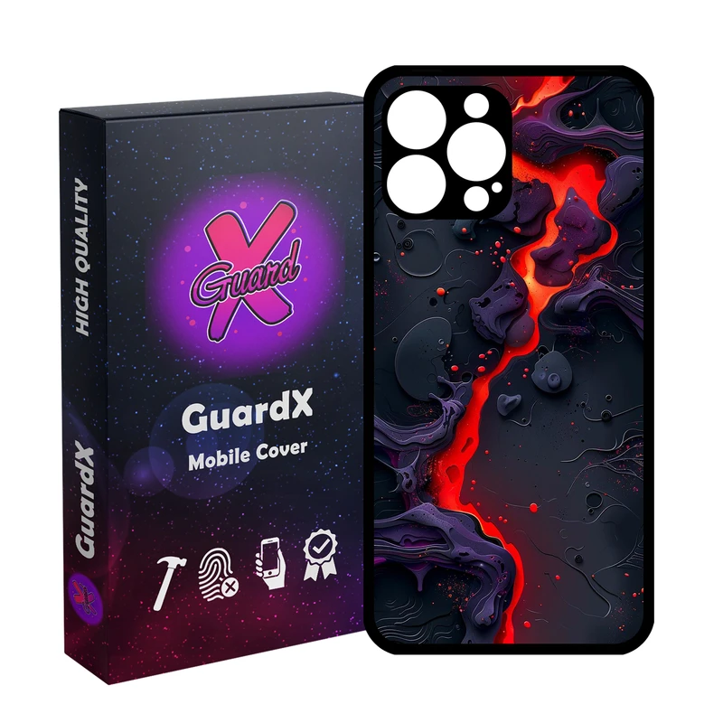 کاور گارد ایکس طرح مذاب مدل Glass10820 مناسب برای گوشی موبایل اپل iPhone 13 Pro Max