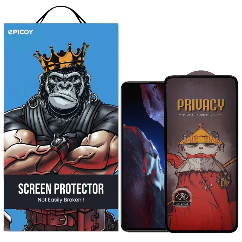 محافظ صفحه نمایش اِپیکوی مدل Airbag Privacy مناسب برای گوشی موبایل شیائومی Poco F5 Pro / F5 / F4 GT / F4 / F3 GT / F3 / F2 Pro