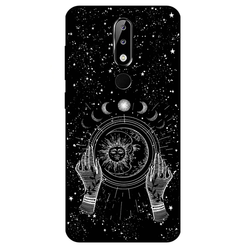 کاور مگافون طرح ماه و خورشید مدل 1892 مناسب برای گوشی موبایل نوکیا 5.1 Plus / X5     