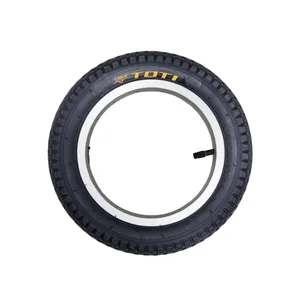 لاستیک دوچرخه توتی مدل 12x2.125 درشت گل