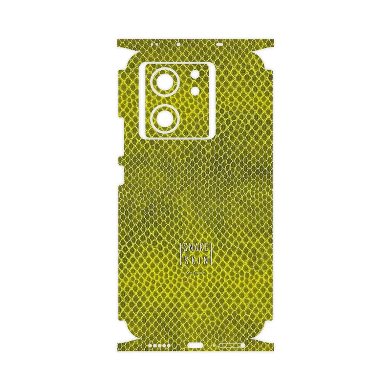 برچسب پوششی ماهوت مدل Yellow Snake Skin-FullSkin مناسب برای گوشی موبایل شیائومی 13T Pro