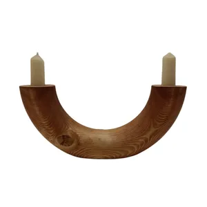 جا شمعی مدل چوب راش کد 555