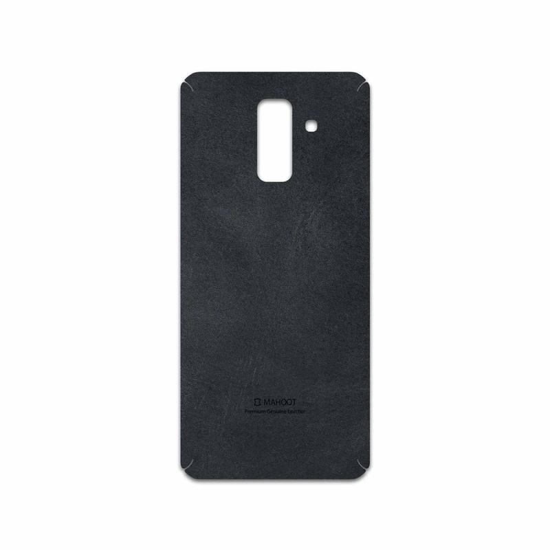 برچسب پوششی ماهوت مدل Graphite Buffalo Leather مناسب برای گوشی موبایل سامسونگ Galaxy A6 Plus 2018