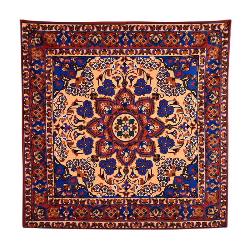 رومیزی مدل مخمل طرح خطی کد 142 رومیزی مدل مخمل طرح خطی کد 142