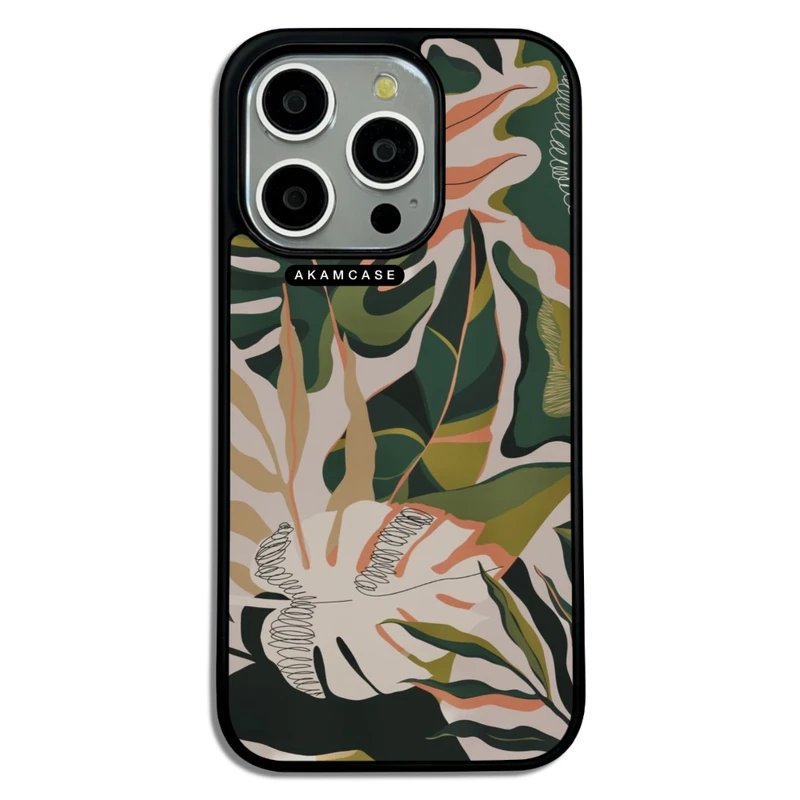 کاور آکام مدل AMC-WA15PRO-LEAVES-31 مناسب برای گوشی موبایل اپل iPhone 15 Pro