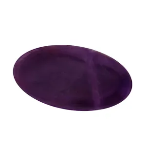 سنگ زینتی آمیتیست مدل نگین بیضی کد RTM-AM13-W61